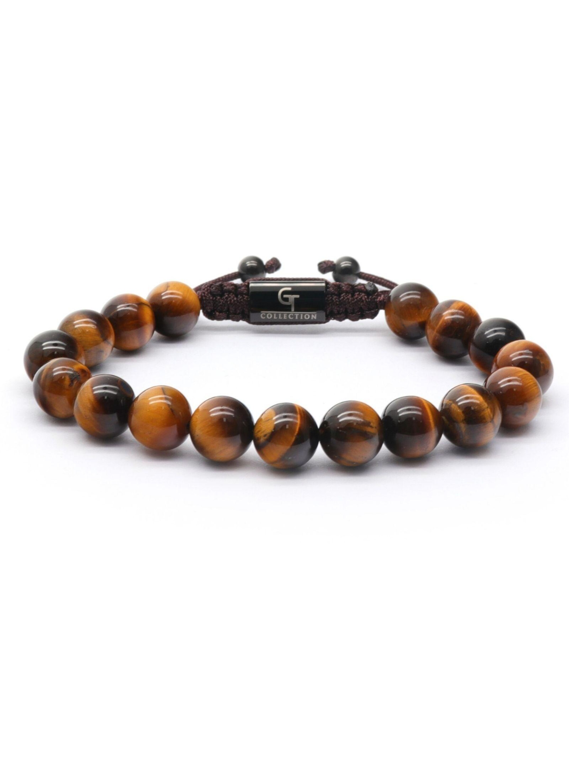 GT Collection Armband 'Single-Bead' in Bruin