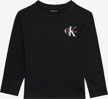 Calvin Klein JeansMajica - crna boja: prednji dio