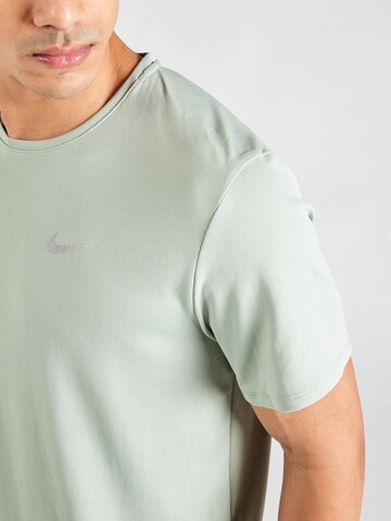 Maglia funzionale 'MILER' di NIKE in verde