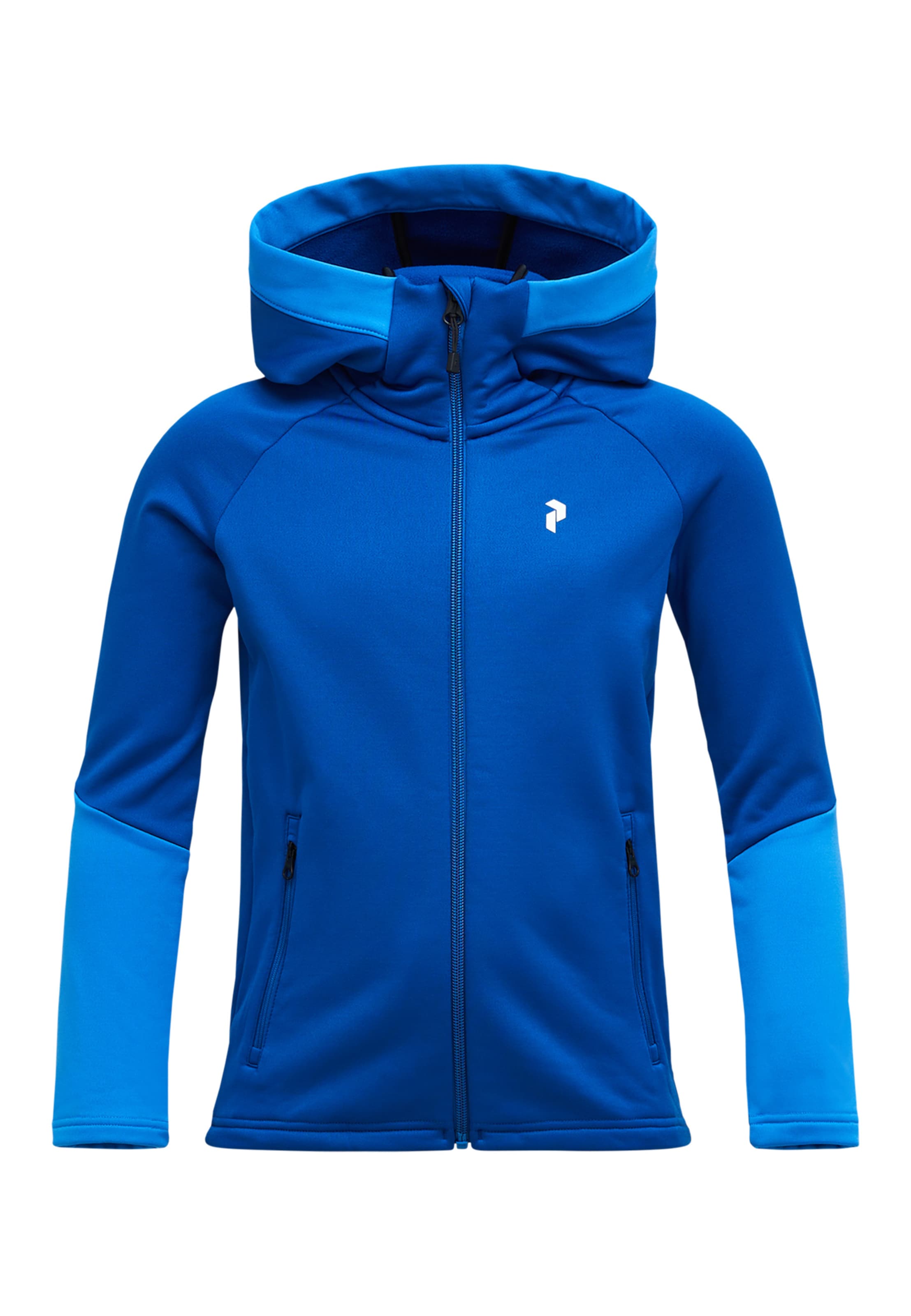PEAK PERFORMANCE Sportjas in Blauw: voorkant