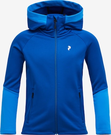 PEAK PERFORMANCE Sportjas in Blauw: voorkant