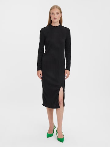 VERO MODA Knitted dress 'ASTA' in Black: front