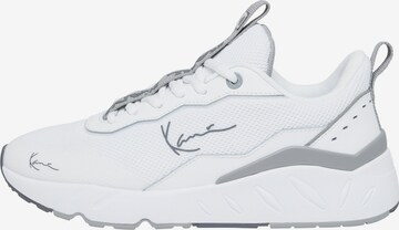 Sneaker bassa di Karl Kani in bianco: frontale