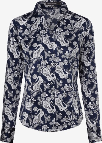 Franco Callegari Bluse ' ' in Blau: Vorderseite