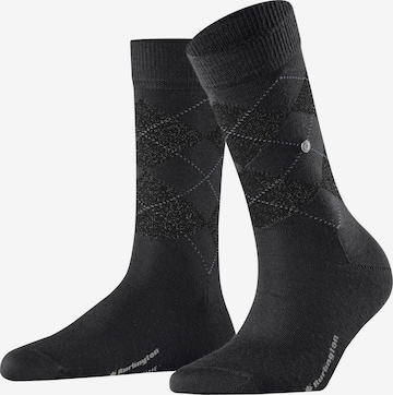 BURLINGTON Socken 'Marylebone Glitter' in Schwarz: Vorderseite