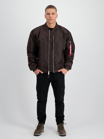 ALPHA INDUSTRIES Prechodná bunda - Hnedá