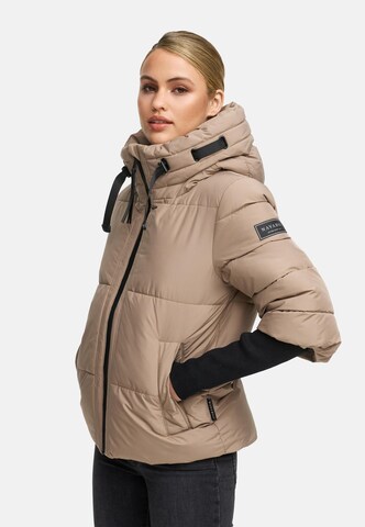 Veste d’hiver 'Lotusherz XIV' NAVAHOO en marron