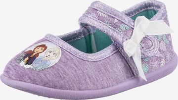 Disney Die Eiskönigin Slippers in Purple: front