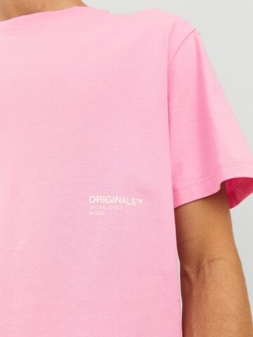 JACK & JONES T-Shirt 'Clan' in Pink