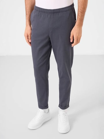 Tommy Life - Regular Calças chino em cinzento: frente