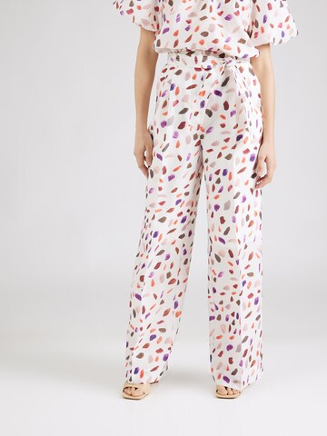 Wide leg Pantaloni con piega frontale 'Frankrijk' di Essentiel Antwerp in bianco: frontale