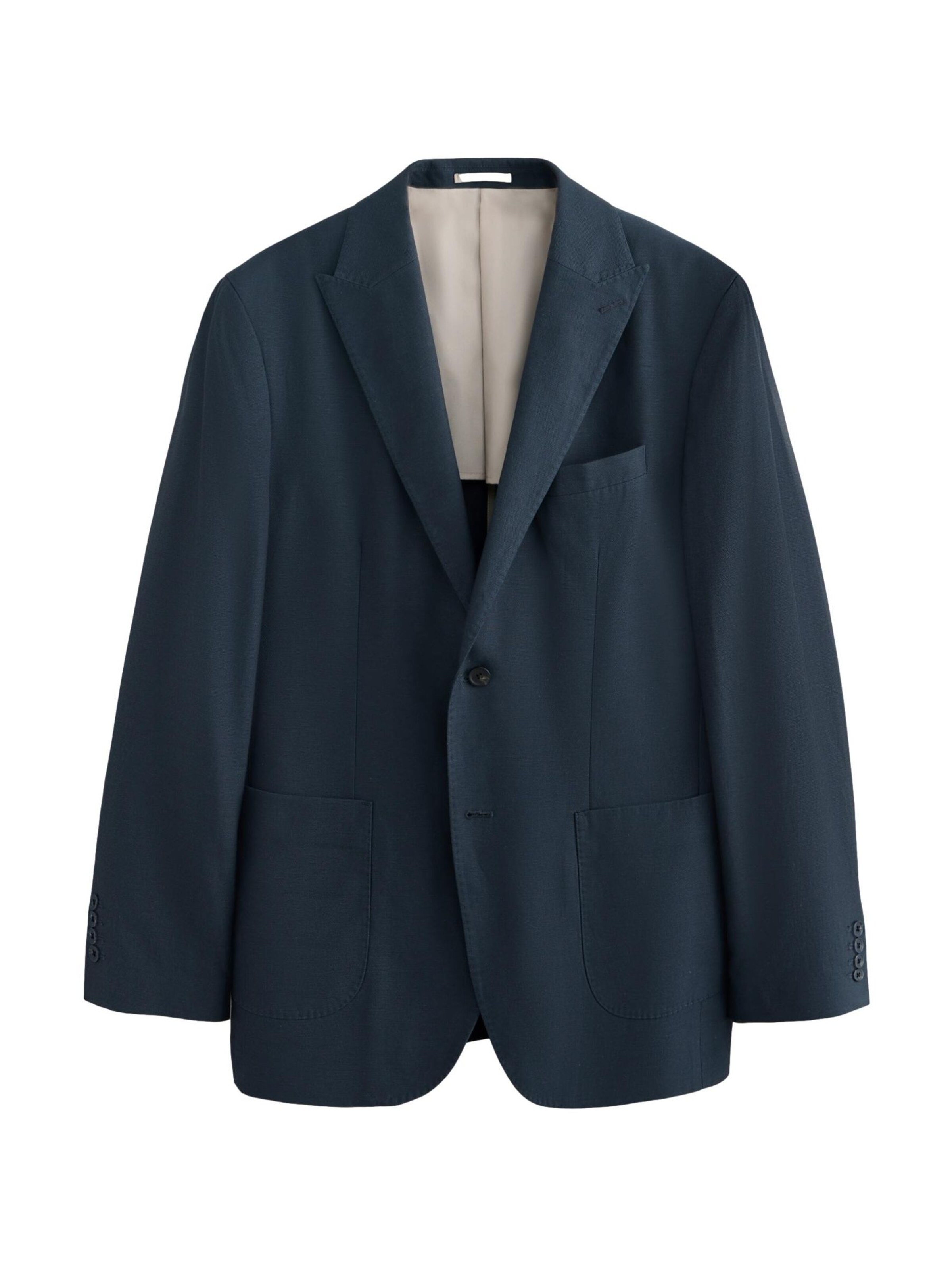 Next Slim fit Colbert 'Premium' in Blauw: voorkant