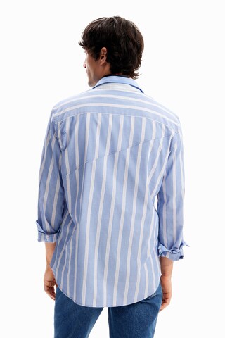 Desigual - Regular Fit Camisa em azul