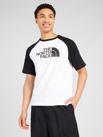 T-Shirt THE NORTH FACE en blanc : devant