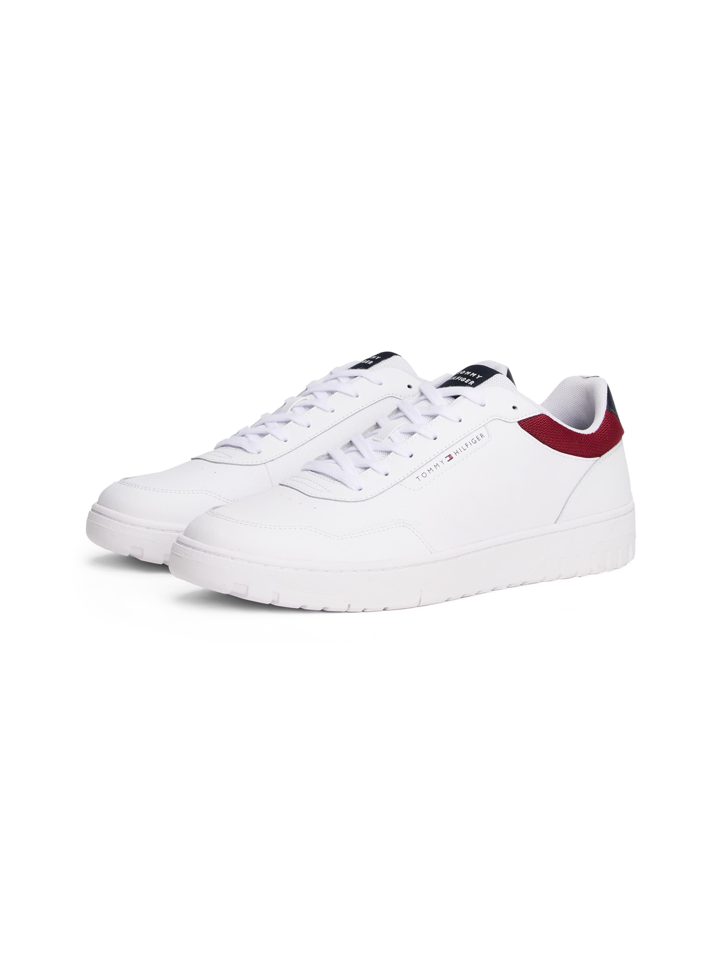 Baskets basses 'Basket Core' TOMMY HILFIGER en blanc