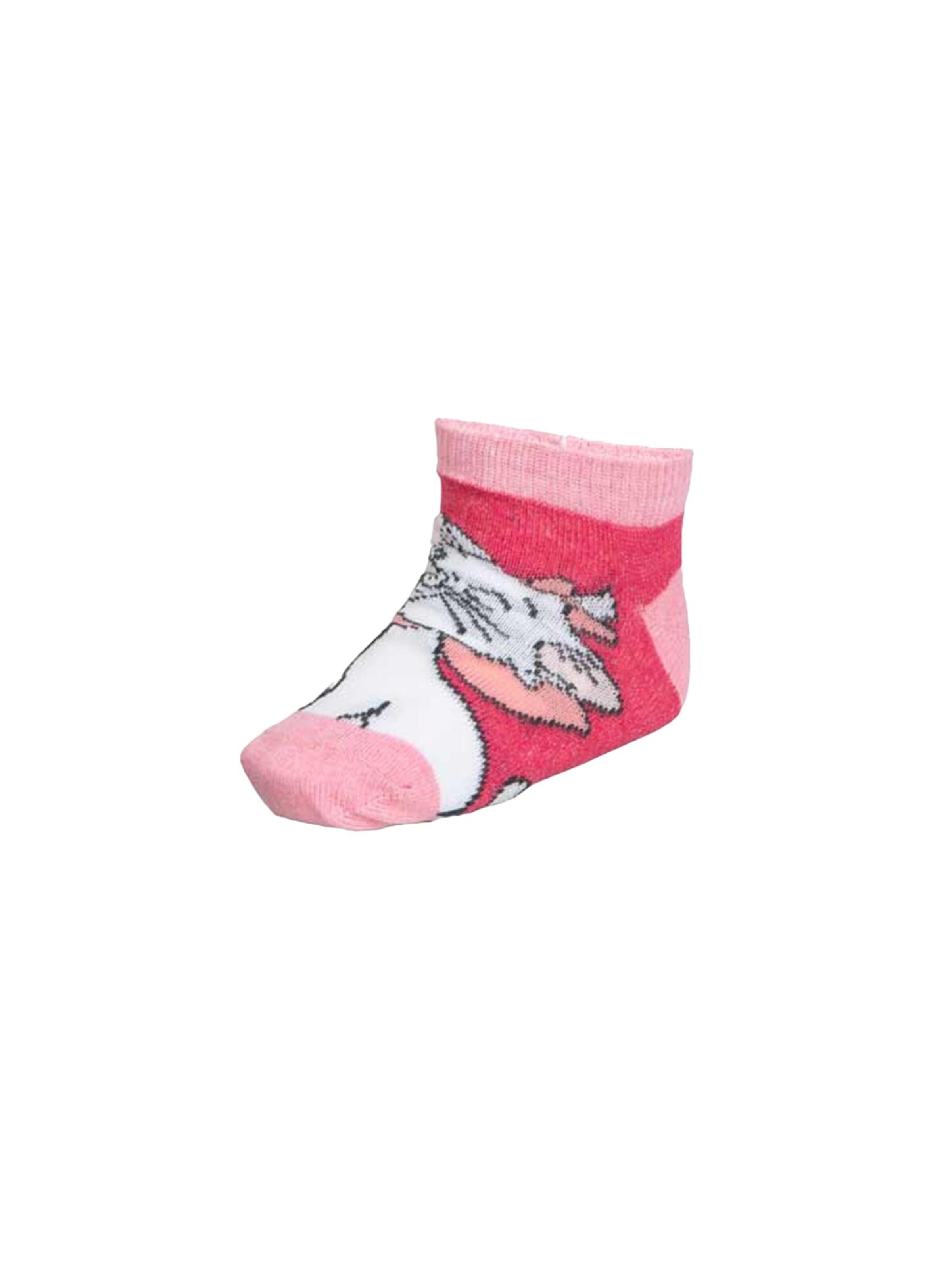 Chaussettes 'Disney Animals - Sneakersocken (3er-Pack)' DISNEY en rose