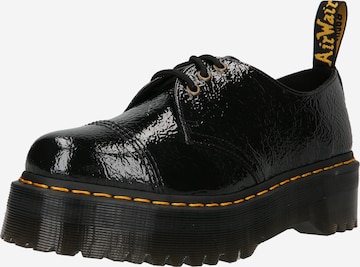 Scarpa stringata '1461 Quad' di Dr. Martens in nero: frontale