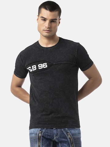 CIPO & BAXX Shirt 'CT805' in Black: front