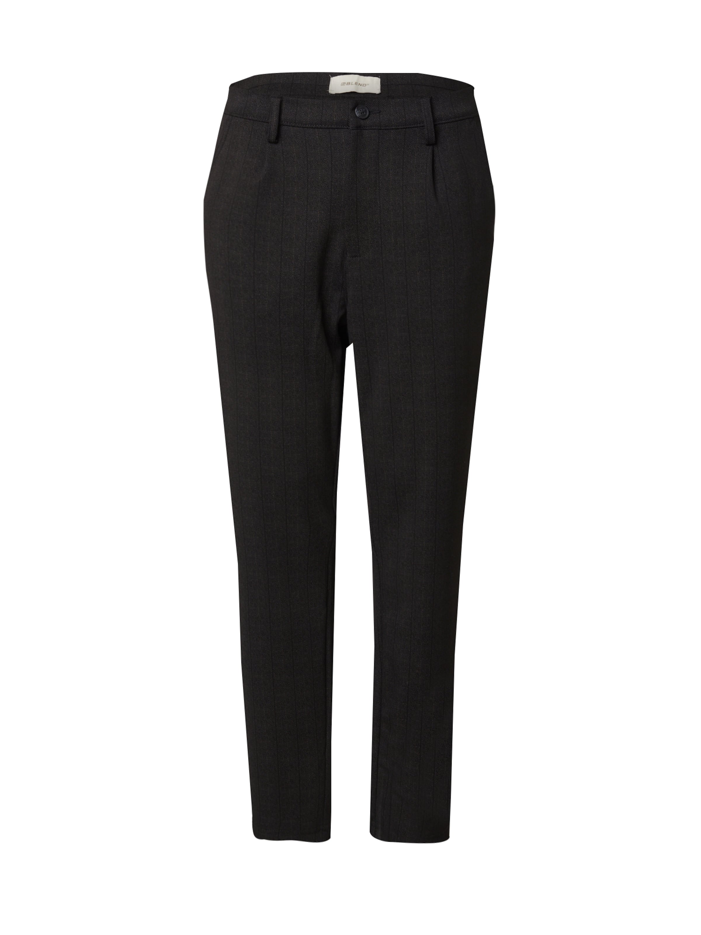 BLEND Štandardný strih Chino nohavice 'BHMAXIM' - Čierna: predná strana