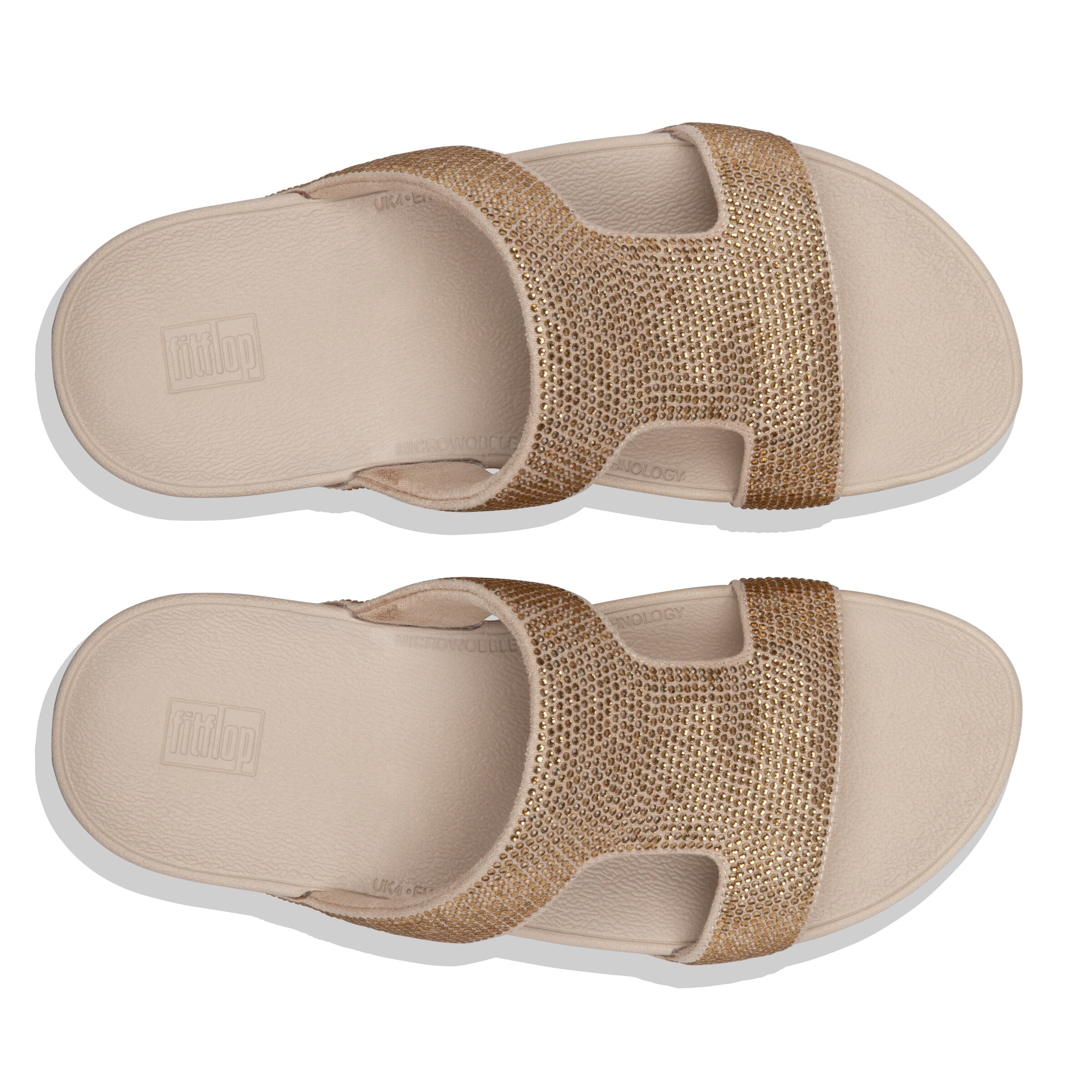 FitFlop Mules in Gold