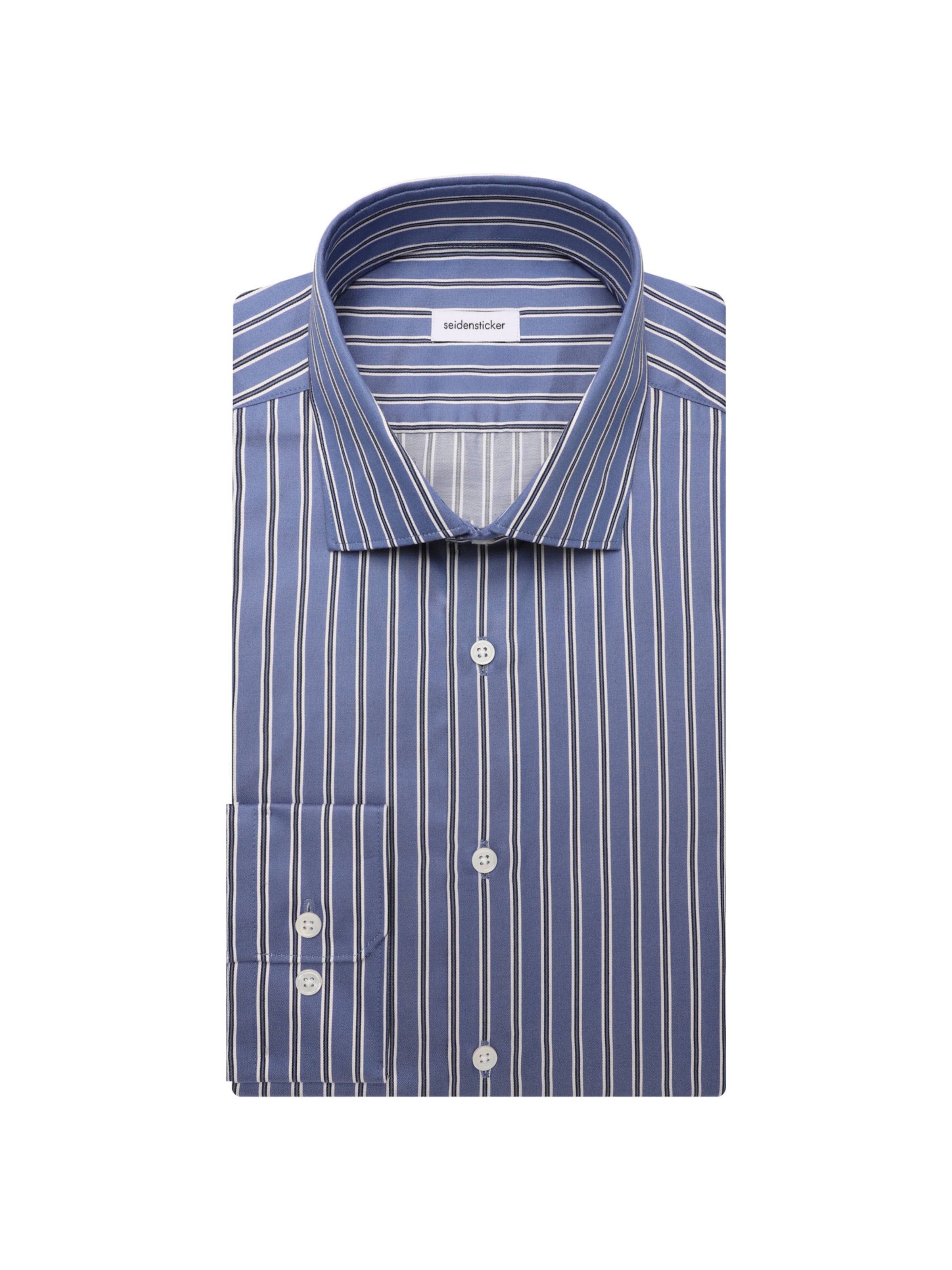SEIDENSTICKER Slim fit Zakelijk overhemd in Blauw