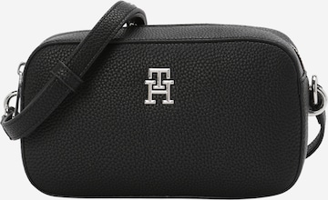 TOMMY HILFIGER Skuldertaske 'Emblem' i sort: forside