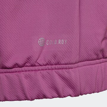 ADIDAS PERFORMANCE Athletic Zip-Up Hoodie in Pink