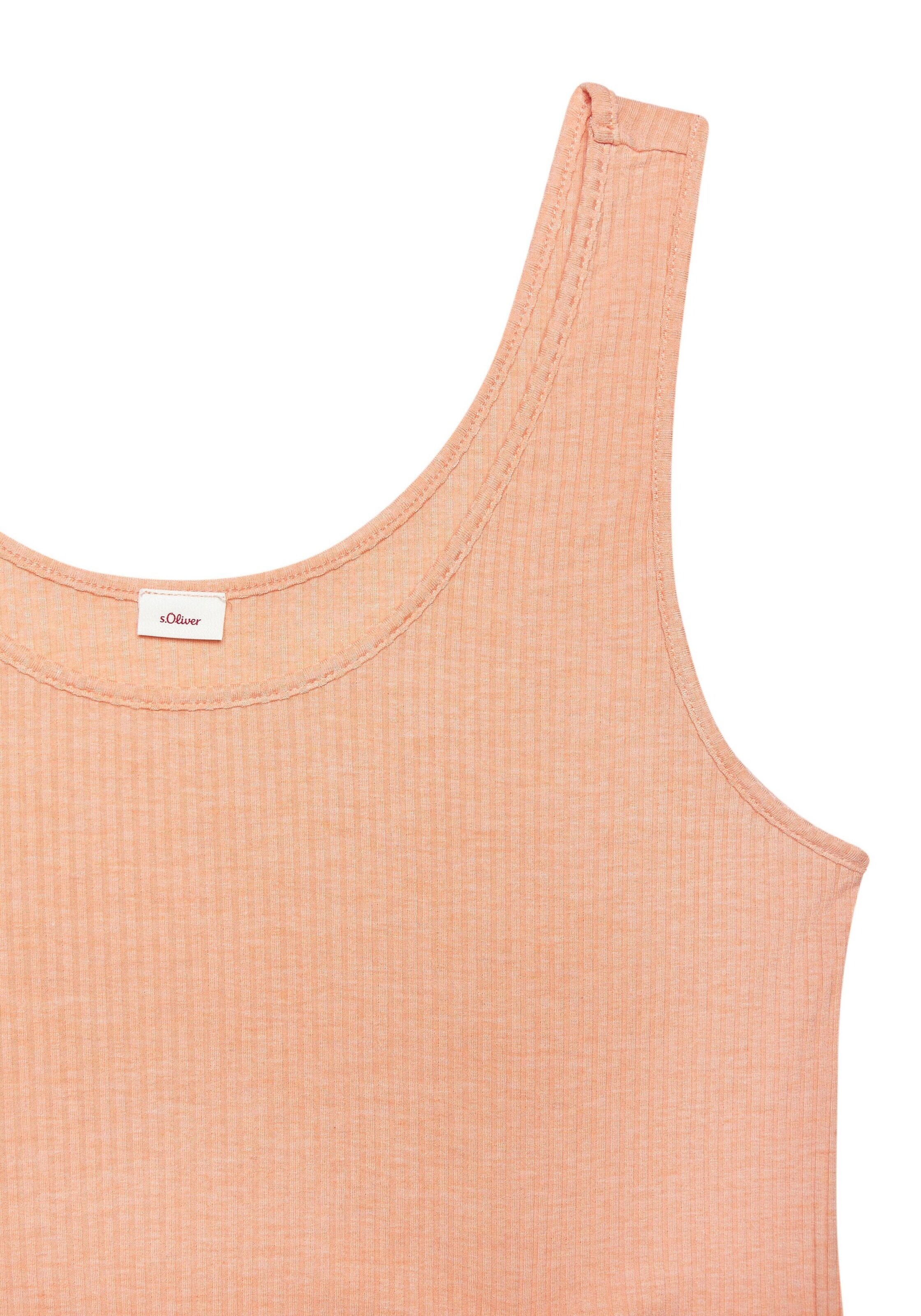 s.Oliver Majica za spanje | oranžna barva