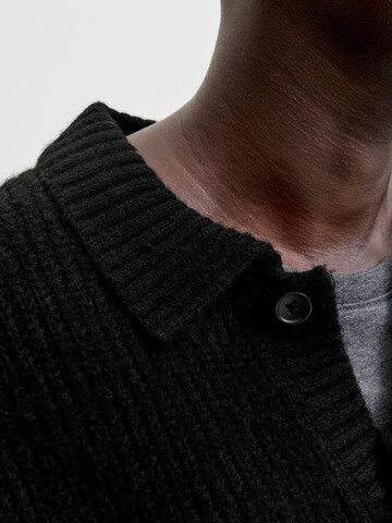 JACK & JONES Knit cardigan in Black