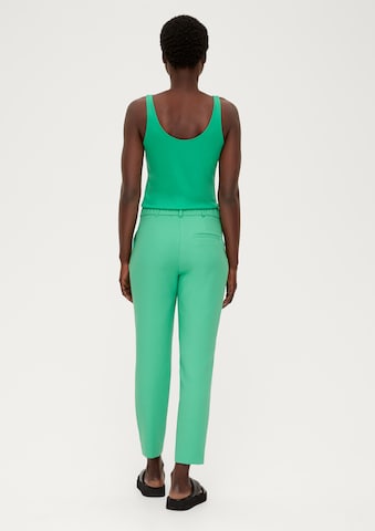 s.Oliver BLACK LABEL Slimfit Παντελόνι σε πράσινο