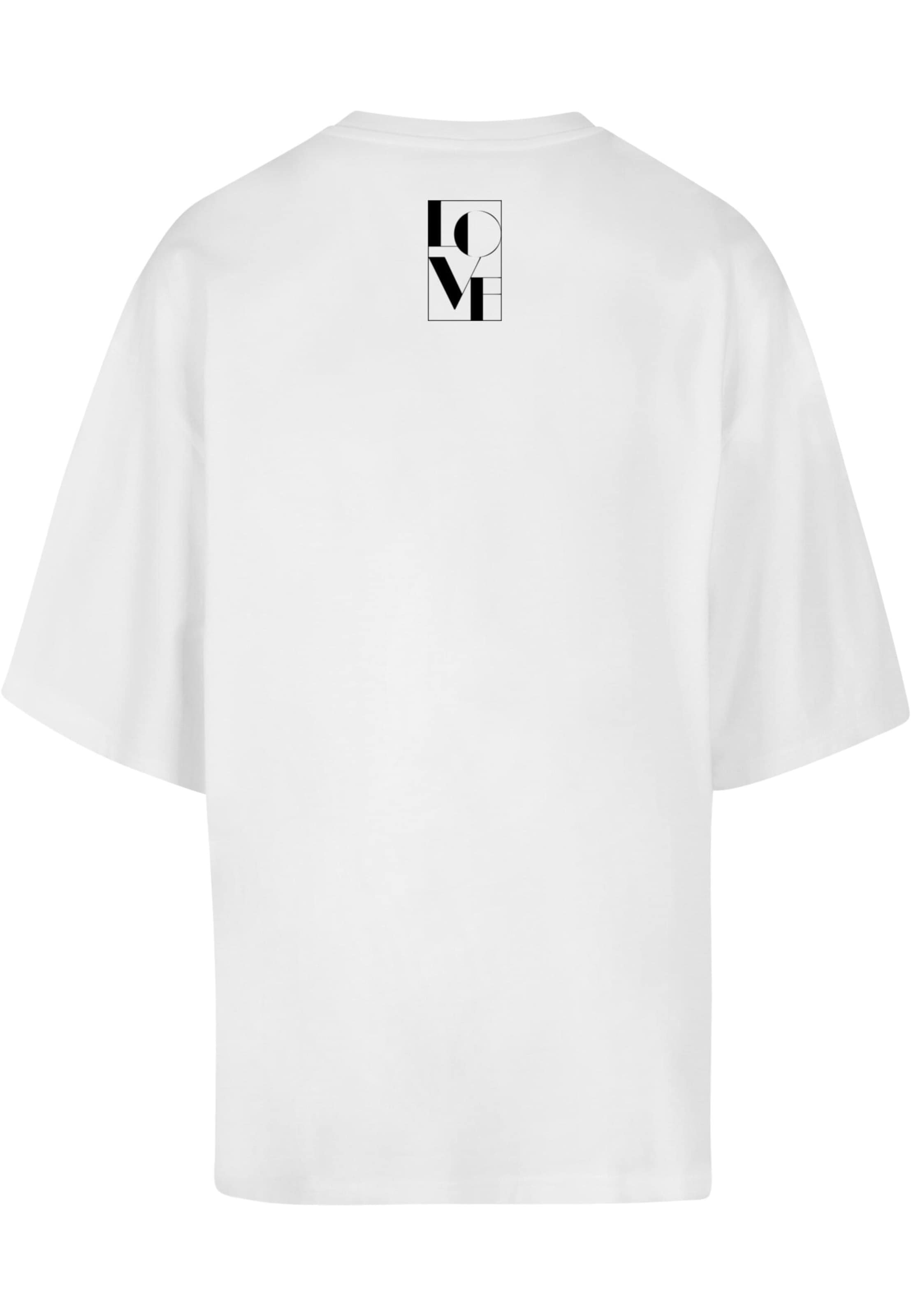 Merchcode Bluser & t-shirts 'Love' i hvid