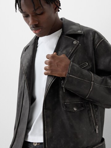 Veste mi-saison Bershka en noir