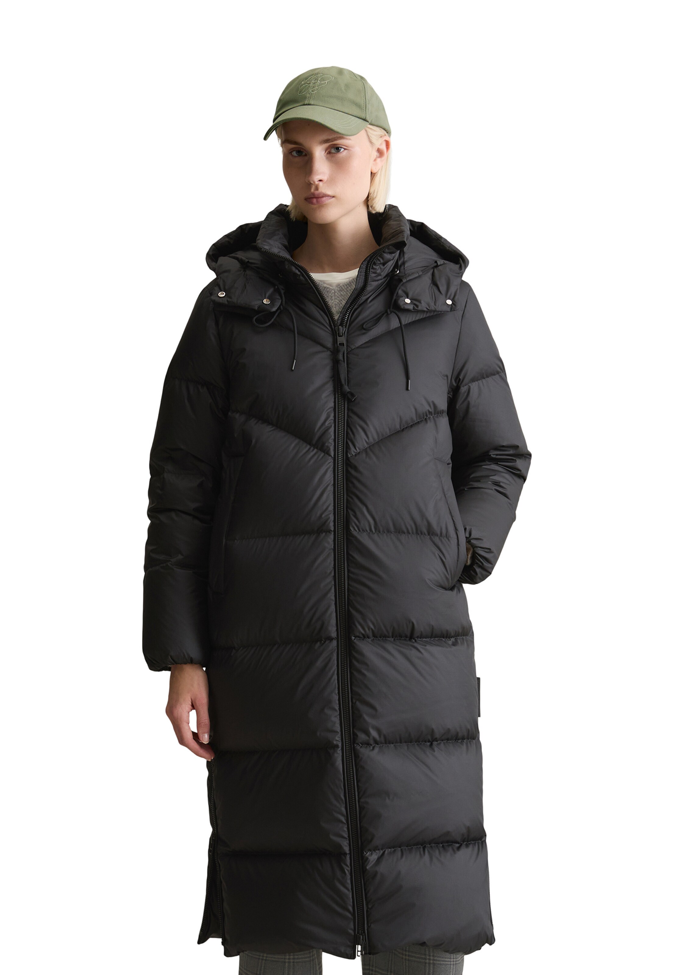 Manteau d’hiver Marc O'Polo DENIM en noir : devant