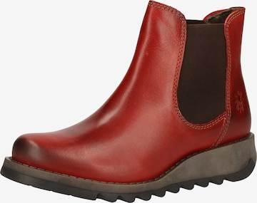 Chelsea Boots FLY LONDON en rouge : devant