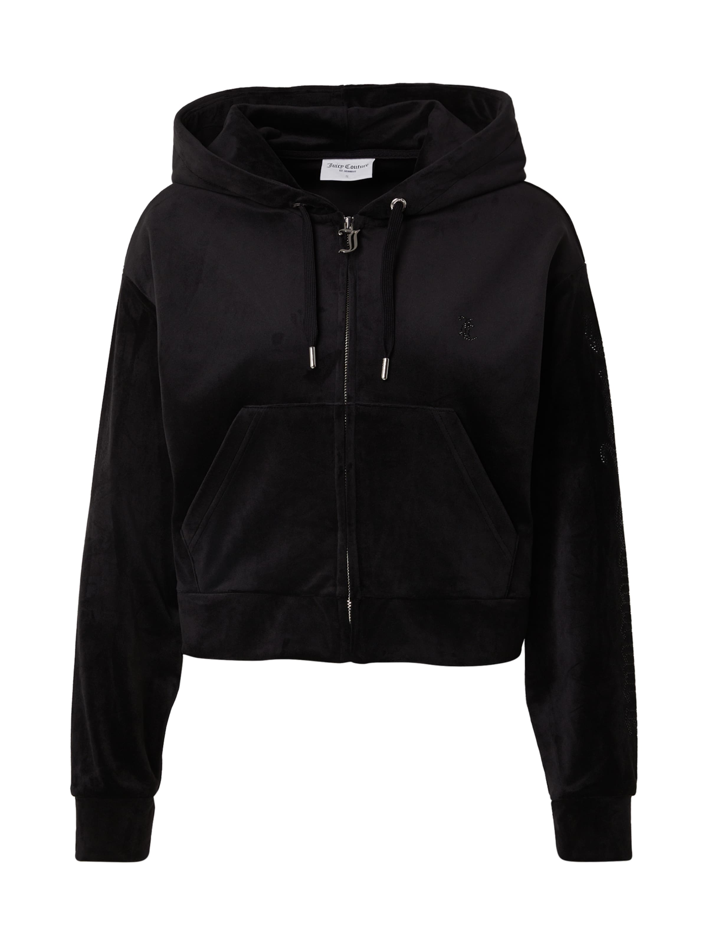 Juicy Couture - Casaco em moletão 'ICCLE' em preto: frente