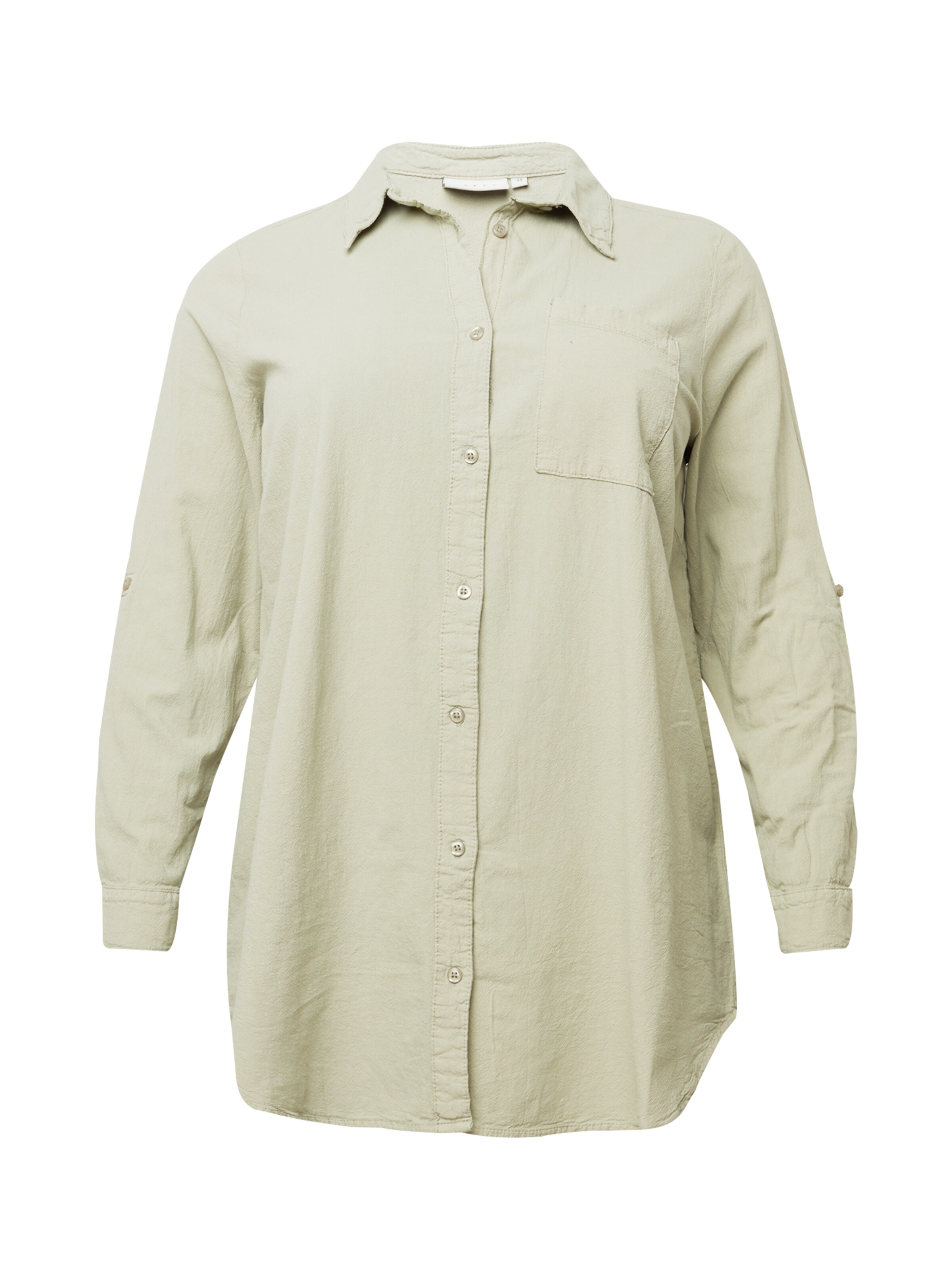 Camicia da donna 'Nana' di KAFFE CURVE in verde: frontale