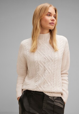 STREET ONE Pullover in Beige: Vorderseite