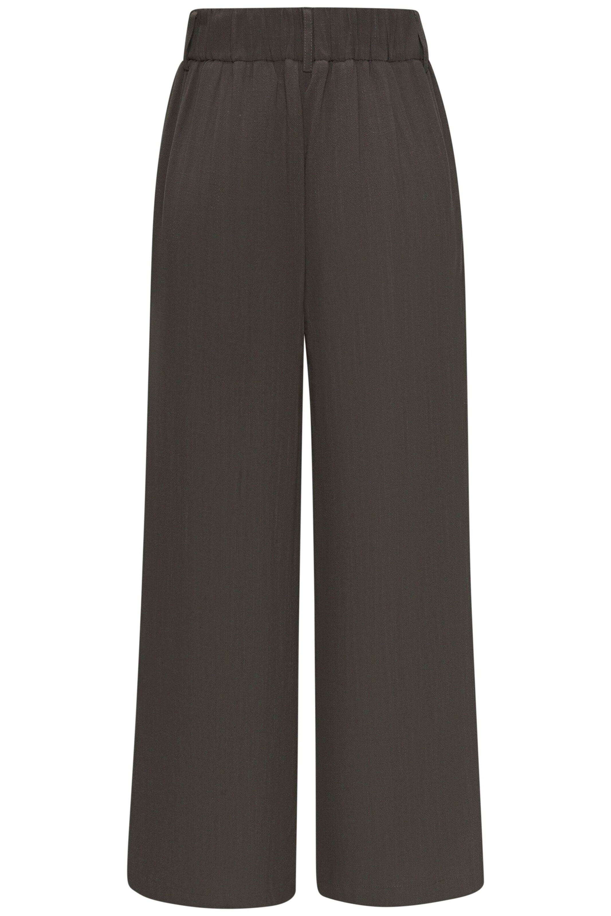LASCANA Wide leg Pleat-front trousers in Green
