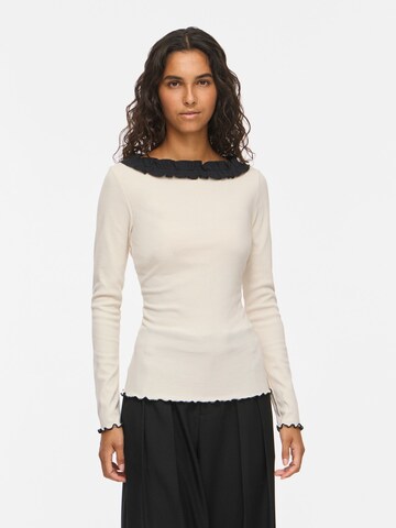 VILA Shirt 'FRANJA' in Beige: front