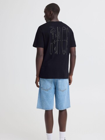 BLEND - Camiseta ' BHKurtis Backprint ' en negro