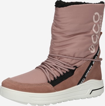 ECCO Snow Boots in Pink: front