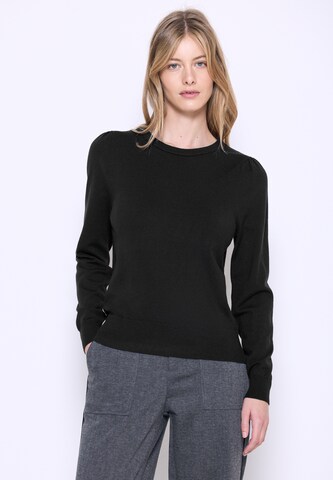 Street One Studio Sweater in Black: front