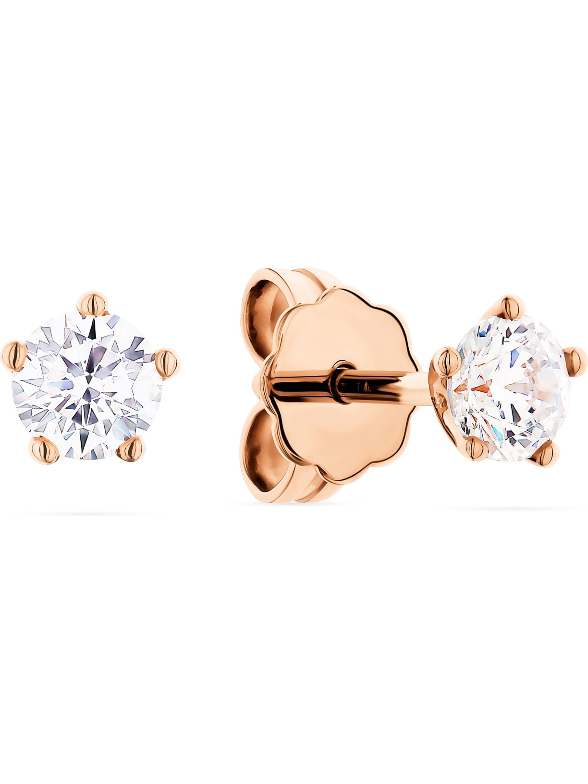 CHRIST Earrings in Gold: front