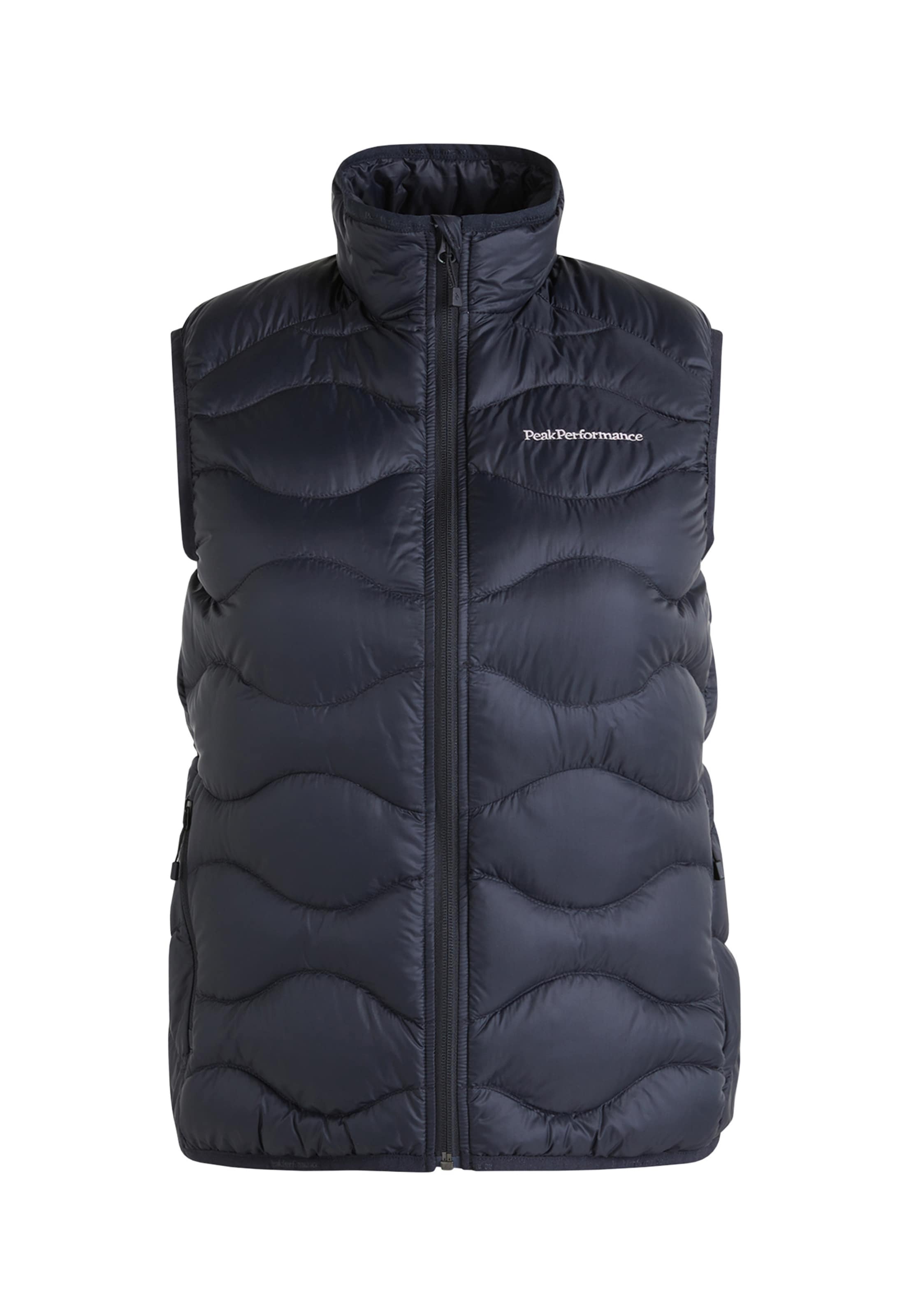 PEAK PERFORMANCE Bodywarmer in Zwart: voorkant