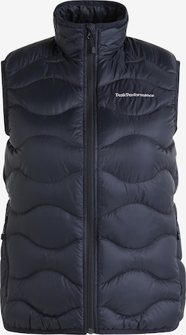 Gilet PEAK PERFORMANCE en noir : devant