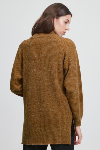 ICHI - Pullover 'MARAT' em castanho