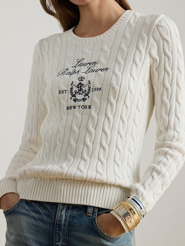 Lauren Ralph Lauren Petite Pullover 'RINETT' in Weiß