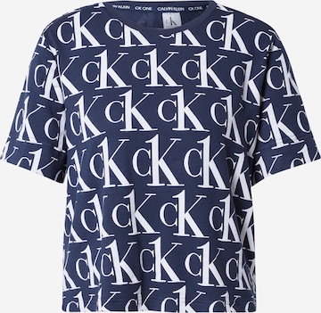 Camicia da notte di Calvin Klein Underwear in blu: frontale