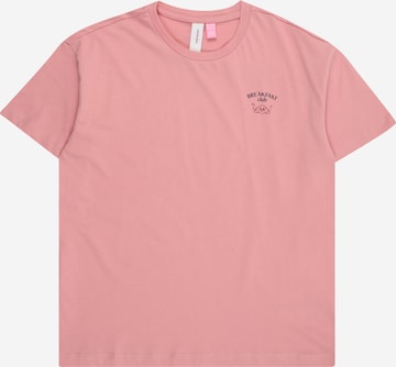 T-Shirt 'VMOLLY BREAKFAST' Vero Moda Girl en rose : devant
