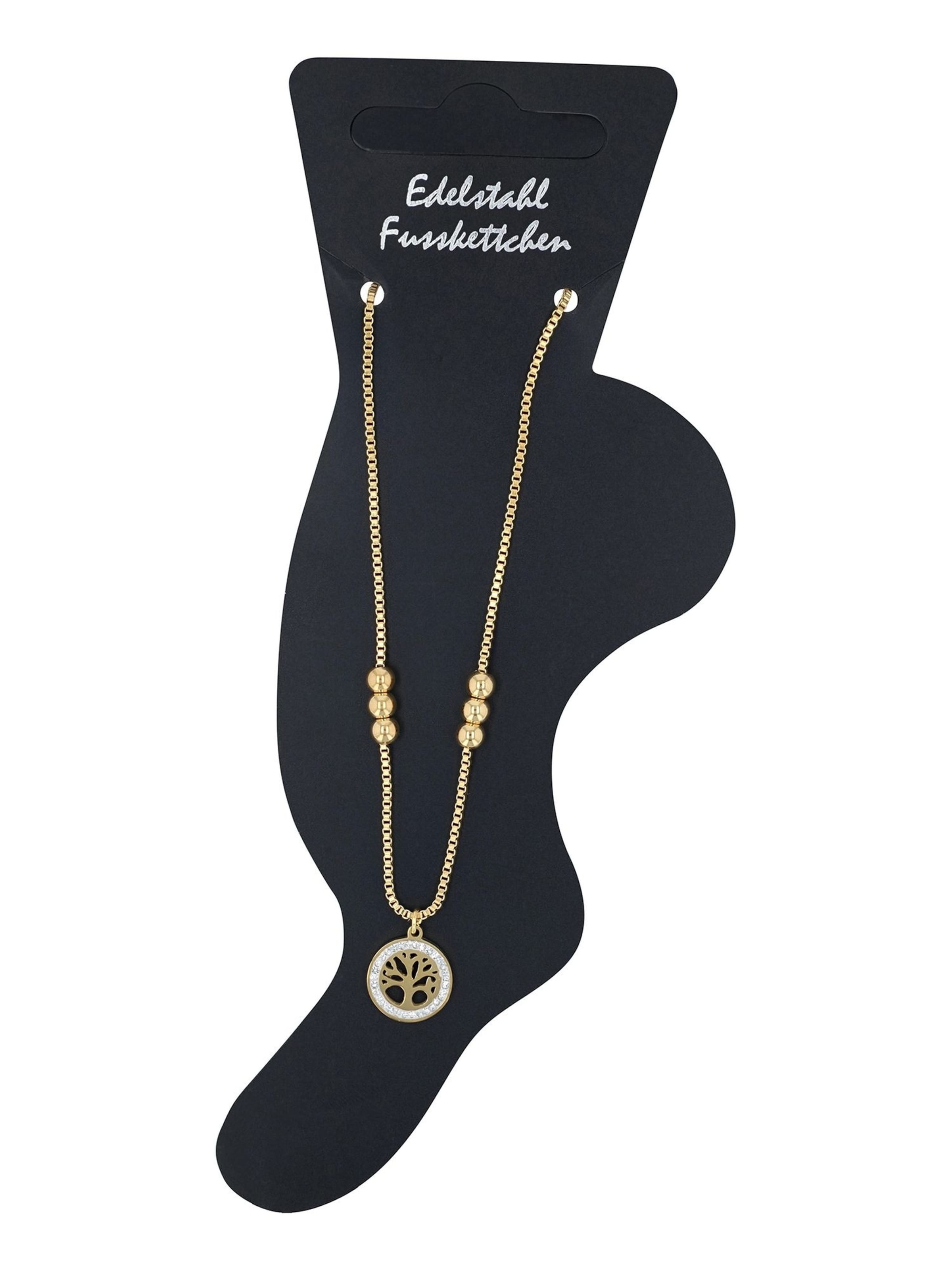 Akzent Fußschmuck 'Vanya, Ionenplattierung'‌‌‌‌‌‌‌‌‌‌ in Gold